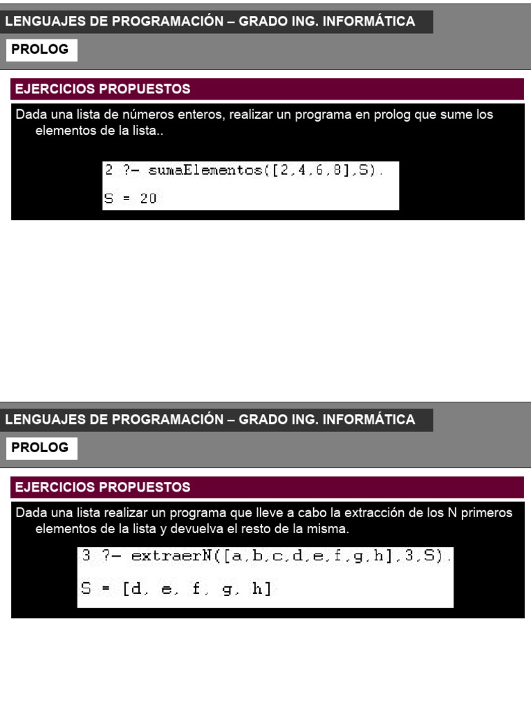 Ejercicios Prolog | PDF