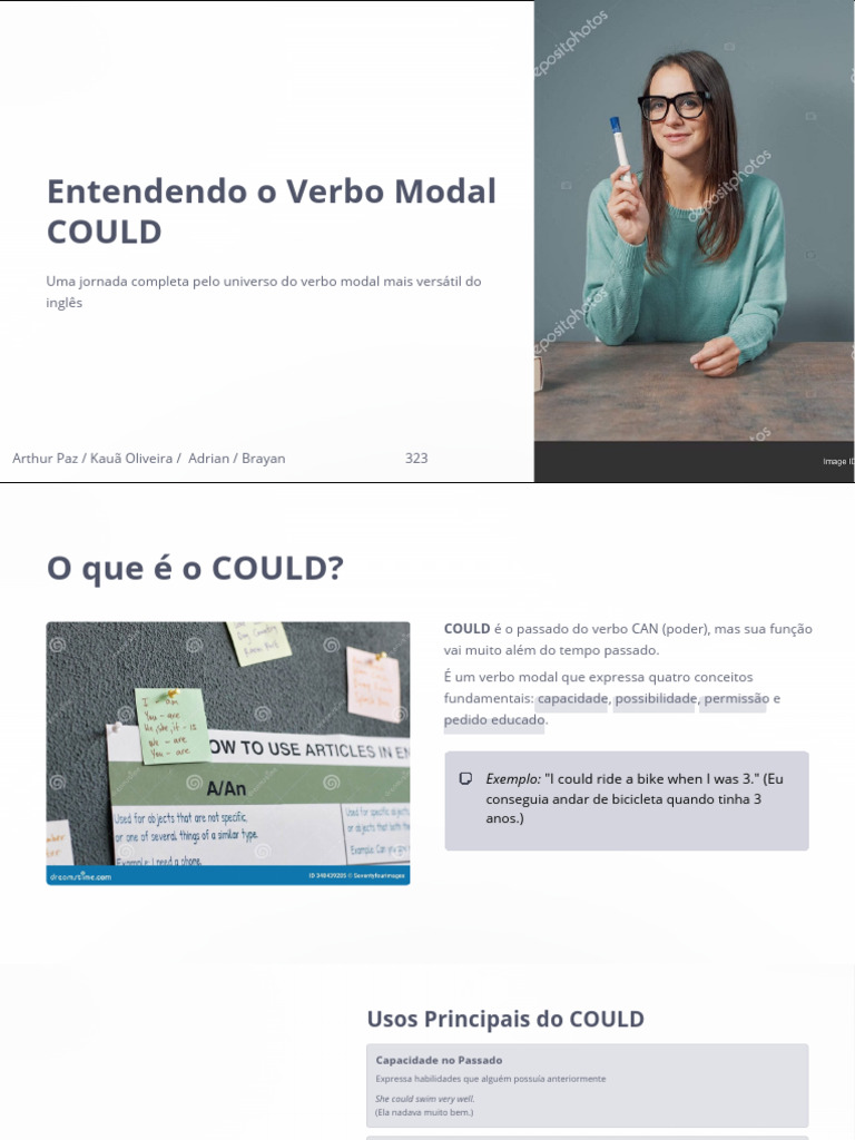 Entendendo o Verbo Modal COULD PDF | PDF | Assunto (gramática)