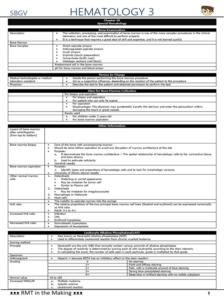 Hema 3 3 | PDF | Coagulation | Red Blood Cell