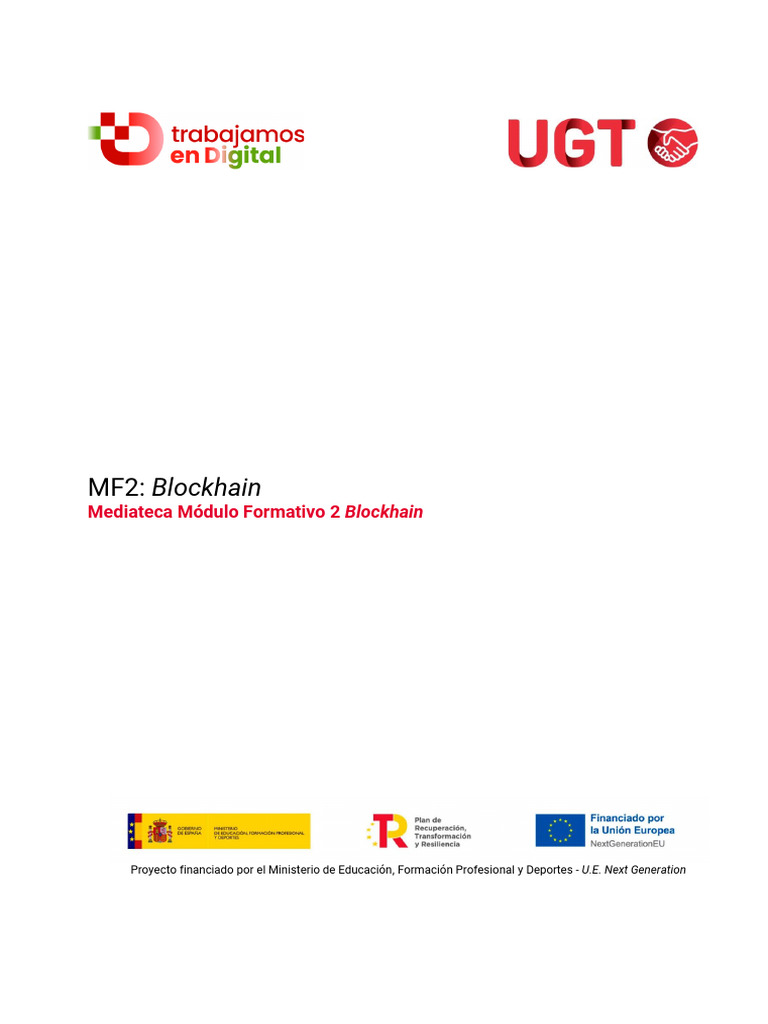 Aplicaciones y conceptos de Blockchain | PDF