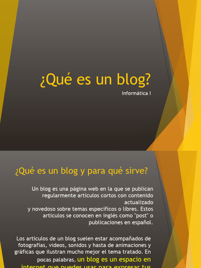 Qué Es Un Blog | PDF | Blog | web 2.0