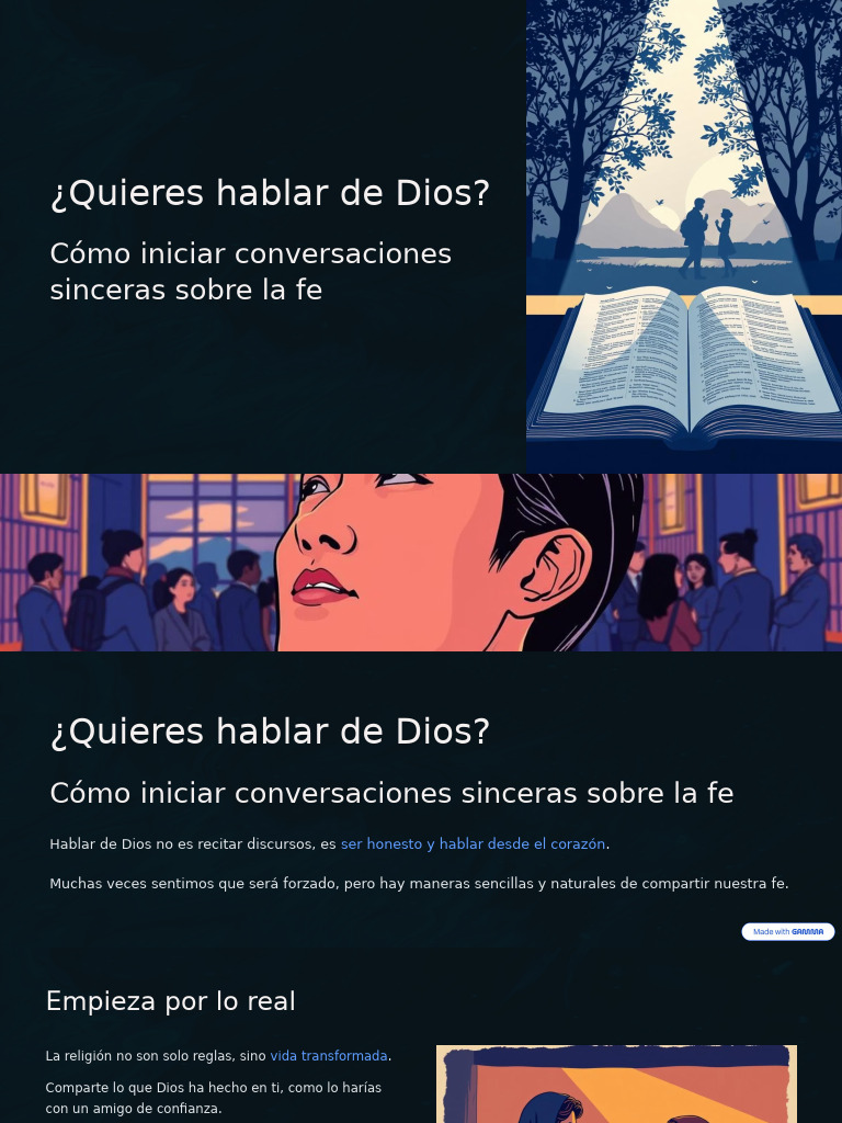 Quieres Hablar de Dios | PDF | Fe | Cristo (título)