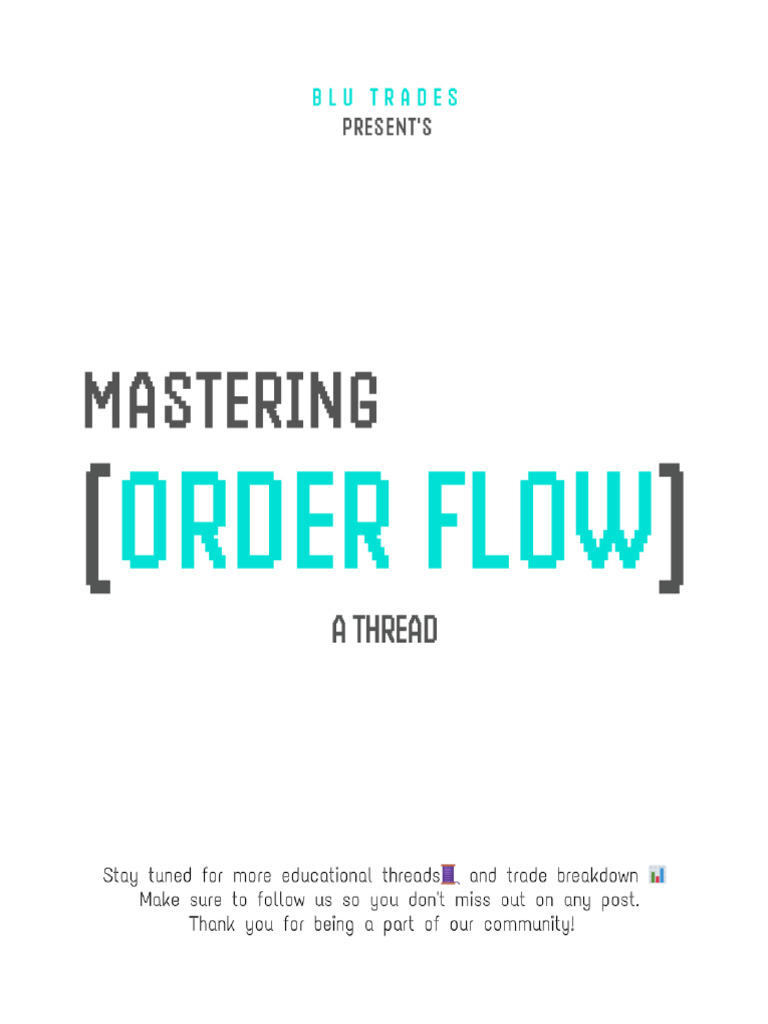 Mastering Order Flow | PDF