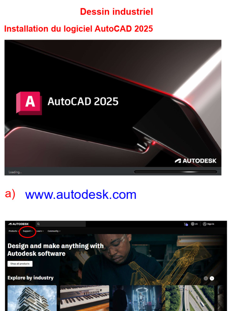 Dessin Industriel - Installation Autocad - 15mai2025 | PDF