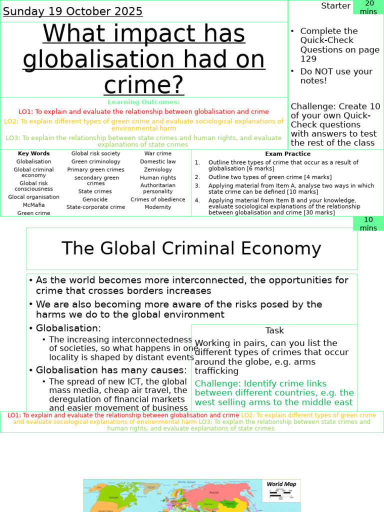 11 Globalisation Green Crime Human Rights and State Crime | PDF | Cost ...