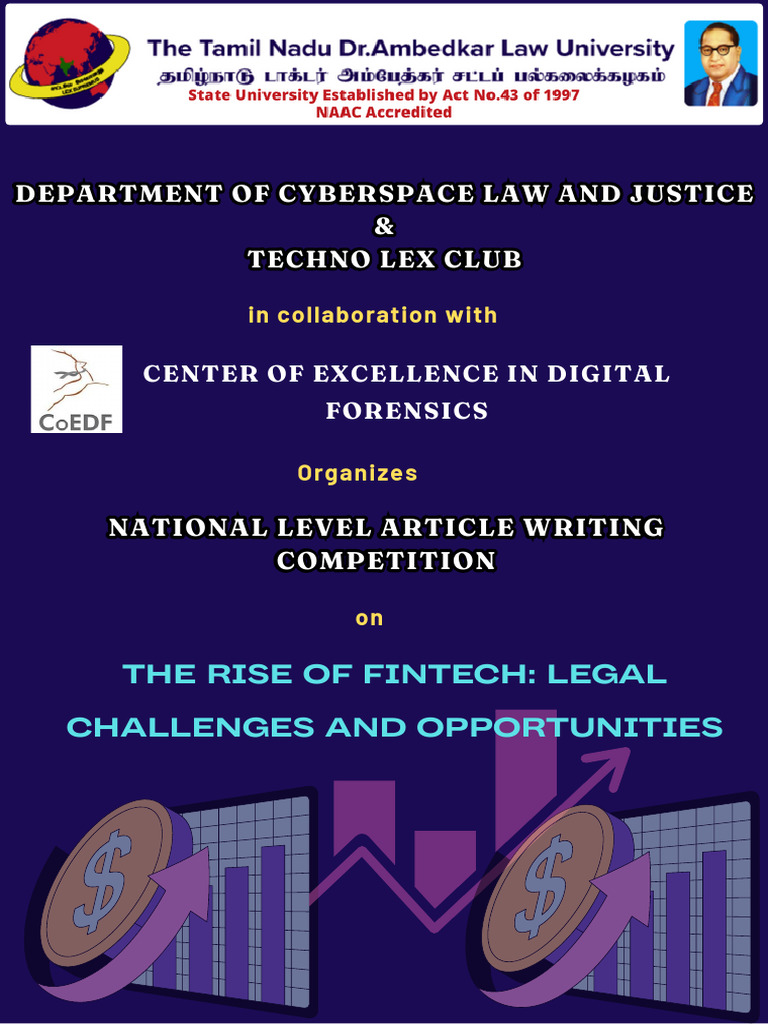 FinTech Article Writing Competition 2025 | PDF | Financial Technology ...