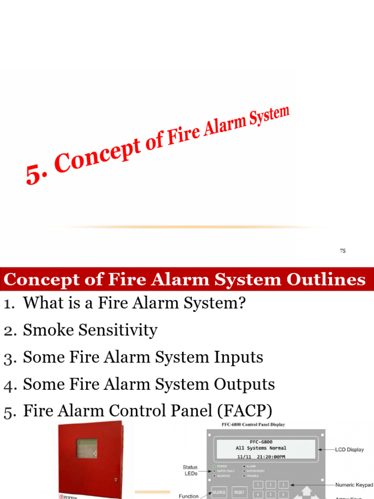 Fire Alarm System Components Overview | PDF | Safety | Fire Protection