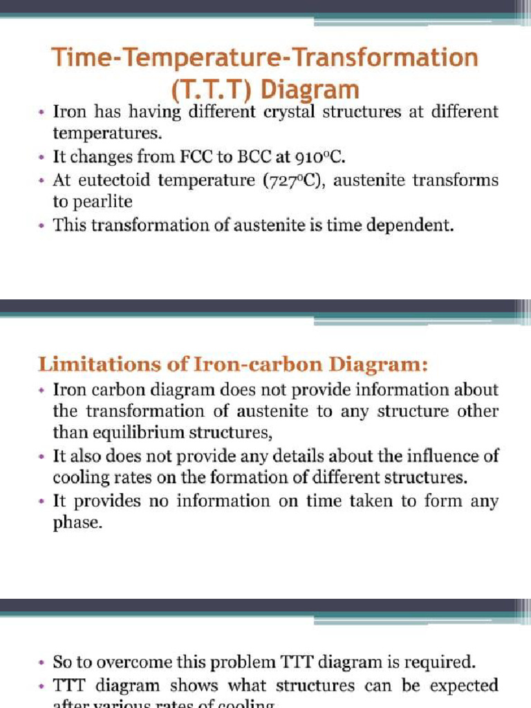 TTT Diagram | PDF