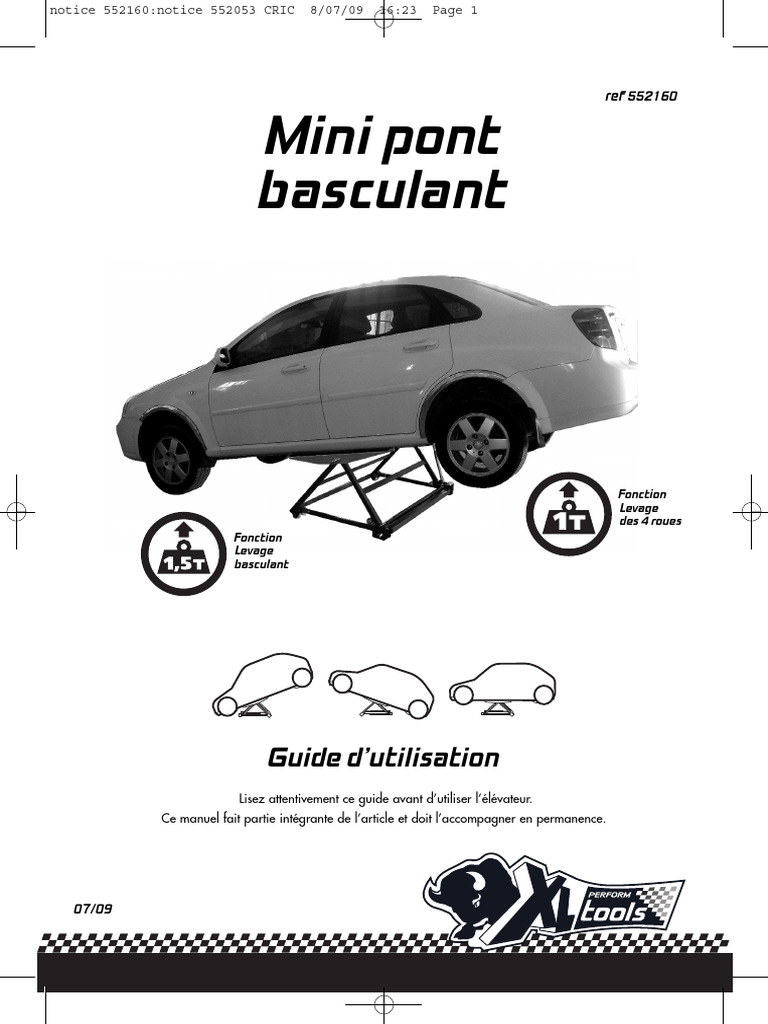 Guide d'utilisation du mini pont basculant | PDF | Véhicules
