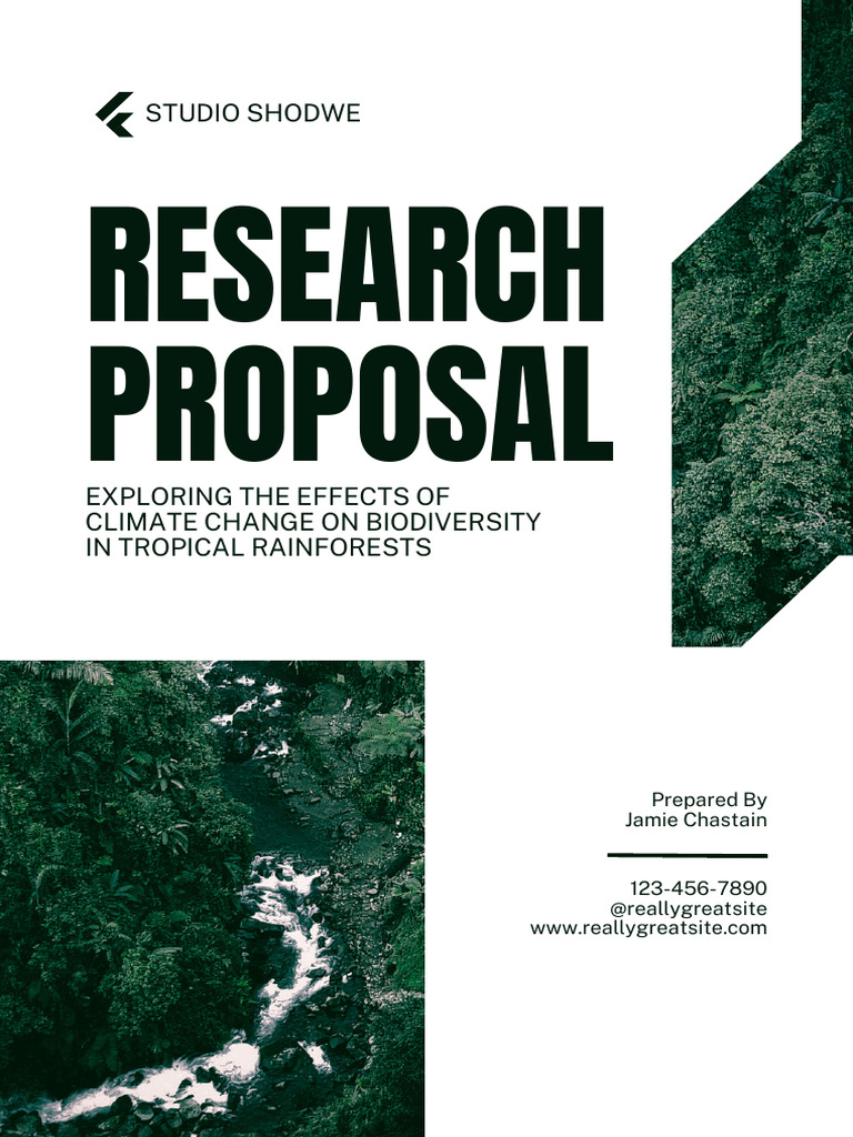 Green and White Simple Research Cover Page | PDF