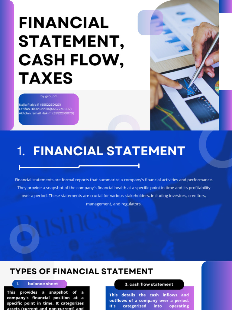 Understanding Financial Statements and Cash Flow | PDF | Taxes | Equity ...