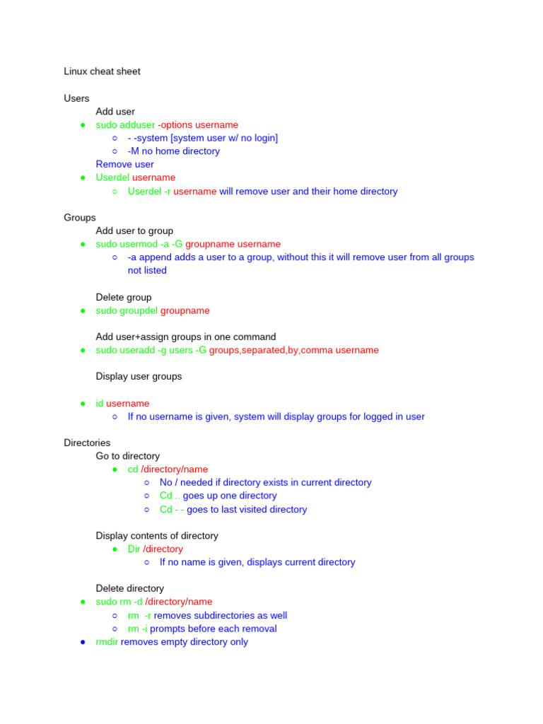 Essential Linux User Management Commands | PDF