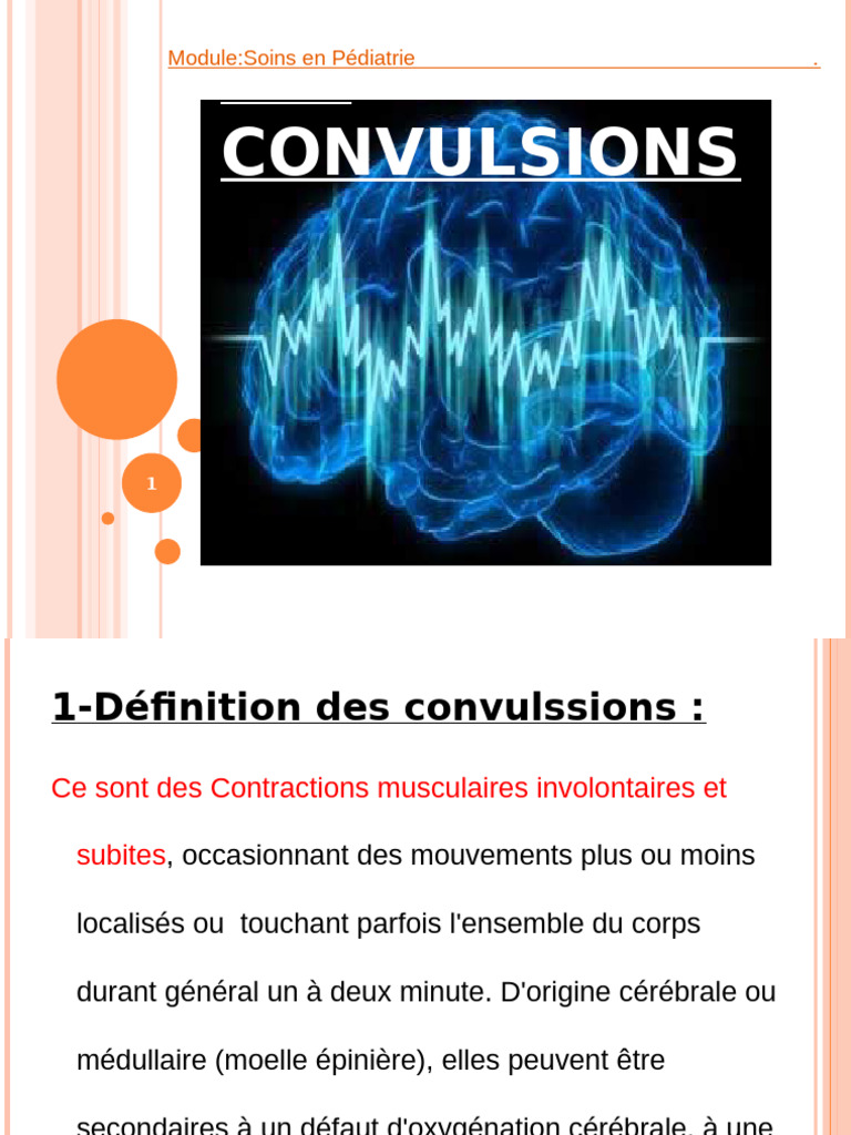 Comprendre les convulsions chez l'enfant | PDF | Épilepsie | Coma