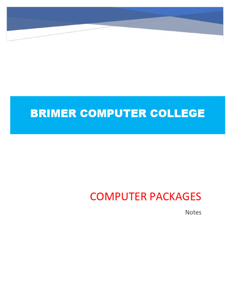 Brim Computer - Packages Notes | PDF | Malware | Window (Computing)