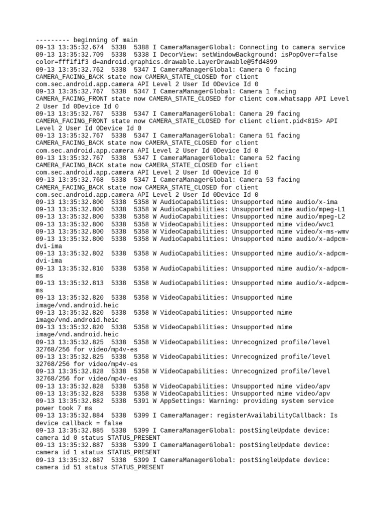 Log Cat 1757745332555 | PDF | System Software | Software Development