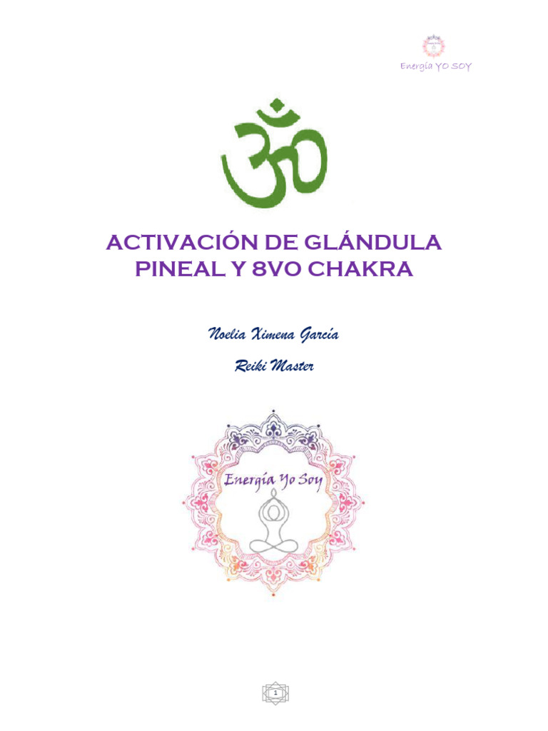 Activación Gl. Pineal y 8vo Chakra Eboook by Energiayosoy | PDF | Amor ...