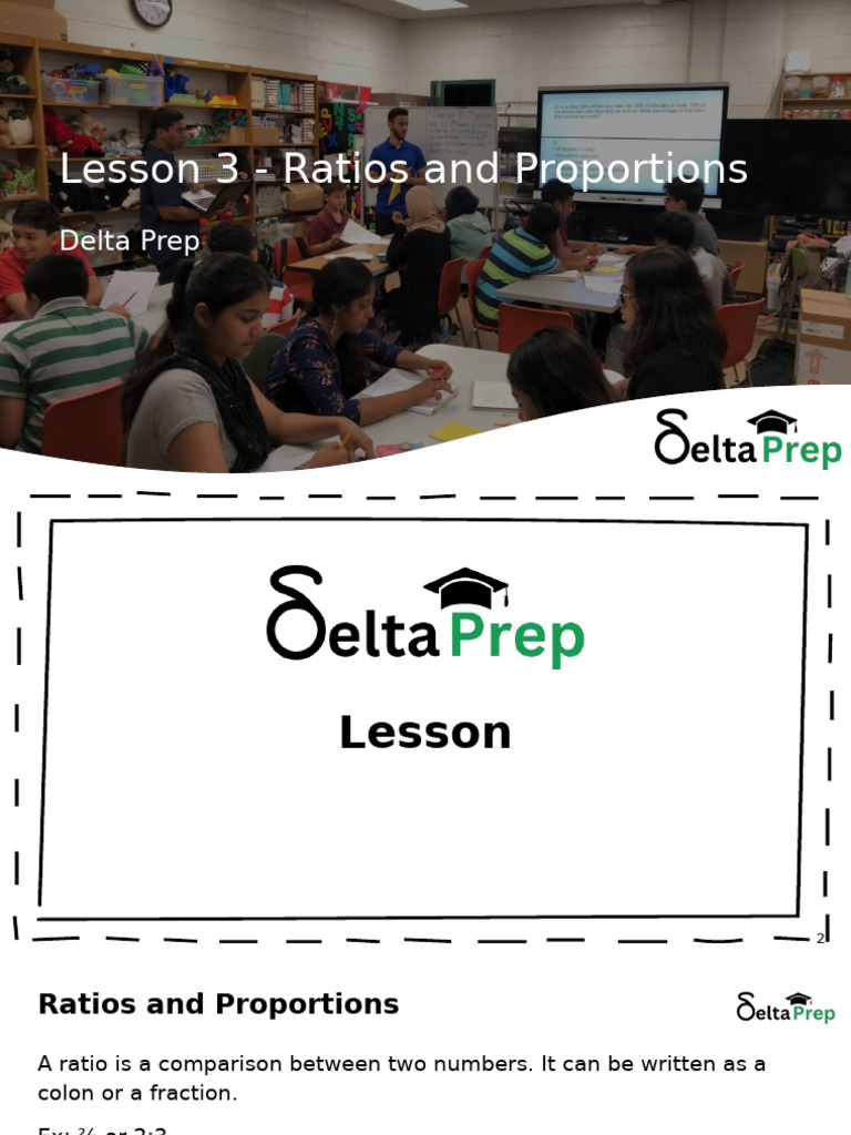7th Grade Math Lesson 3 - Proportions and Ratios | PDF | Gallon | Quantity