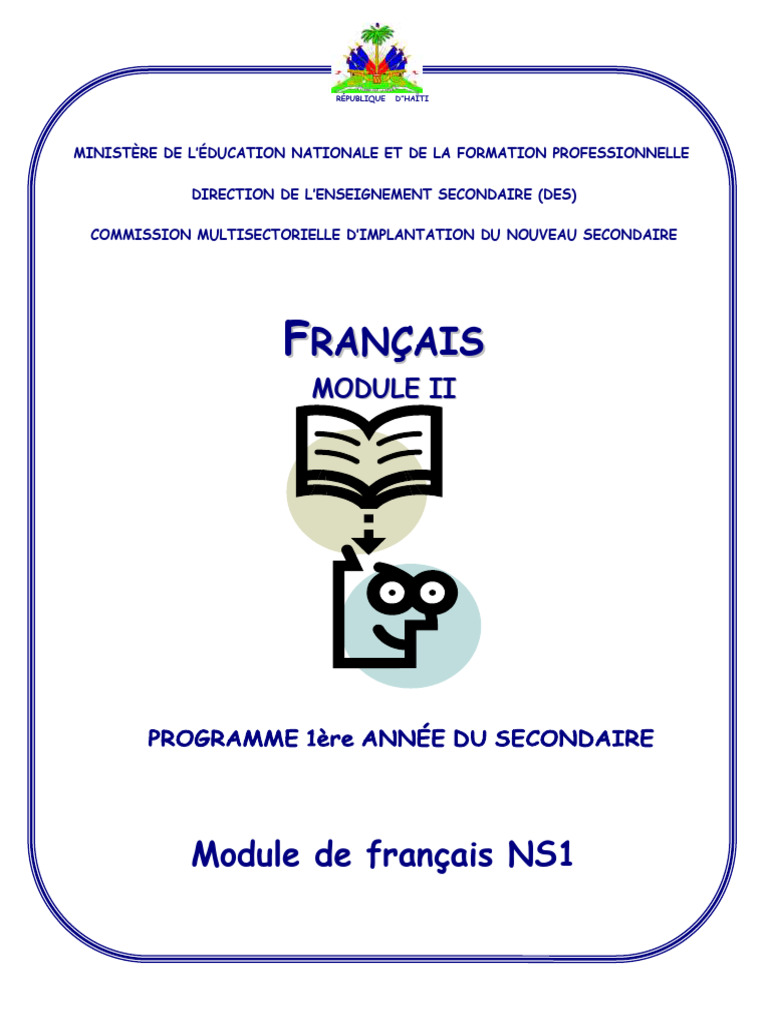 Module de français NS1 : Argumentation | PDF | Argumentation