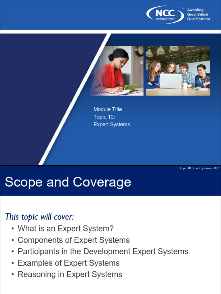 AI - Topic 10 - Expert Systems | PDF | Cognitive Science | Computing