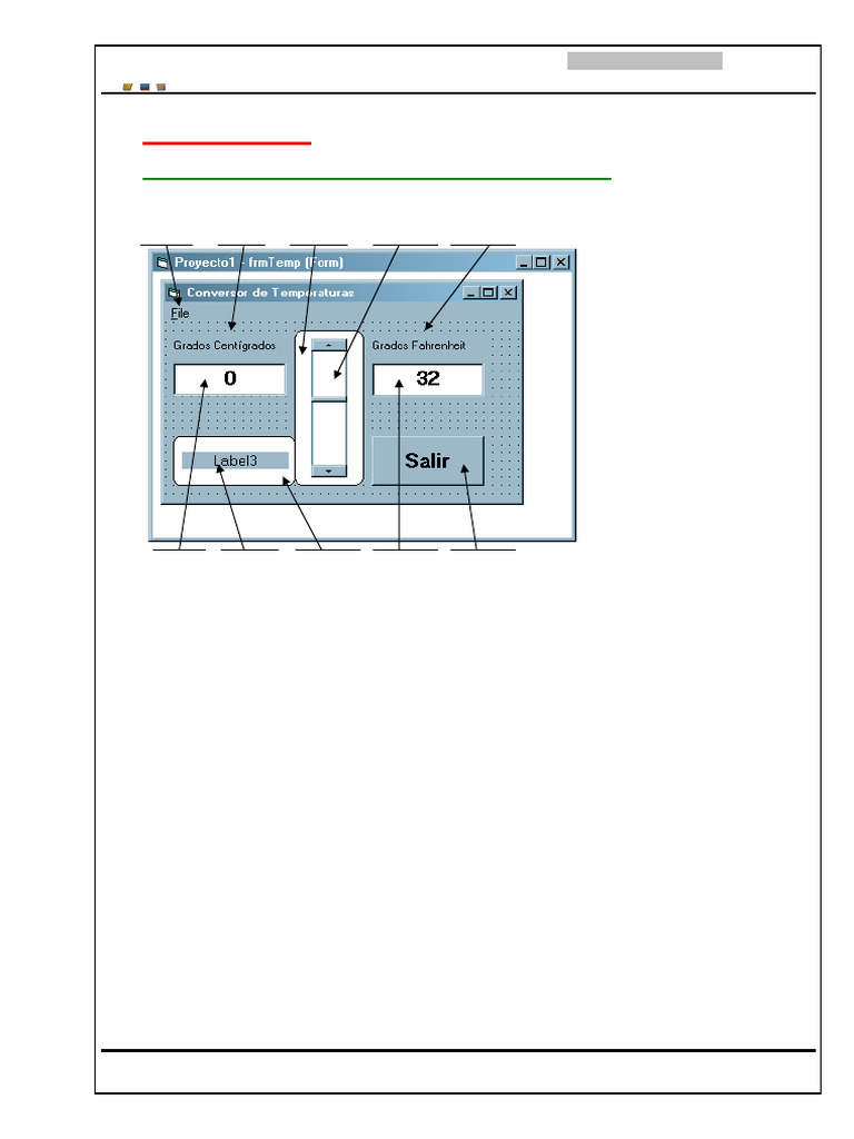 Conversor de Temperatura en Visual Basic | PDF | Software ...