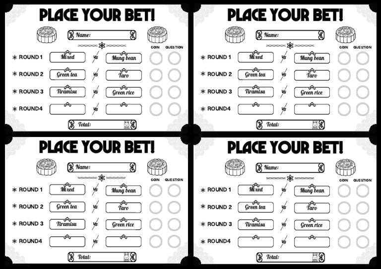 Betting Game Rounds and Questions | PDF