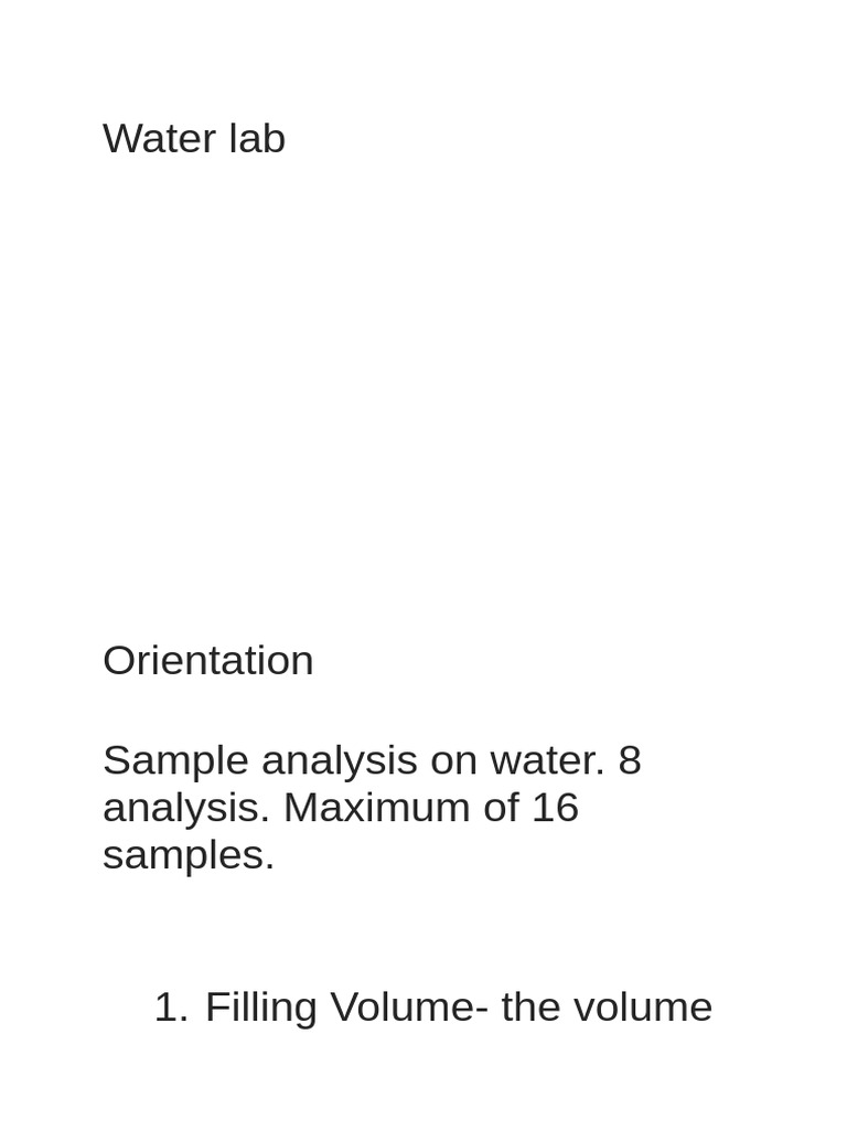 Comprehensive Water Quality Testing Guide | PDF