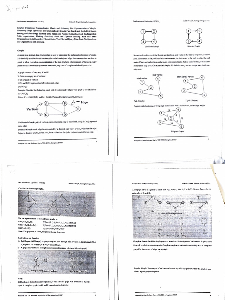Graph Theory Concepts and Applications | PDF | Theoretical Computer ...