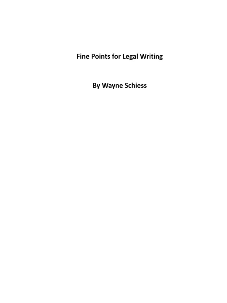 Legal Writing Grammar Guidelines | PDF | Language Mechanics | Syntax