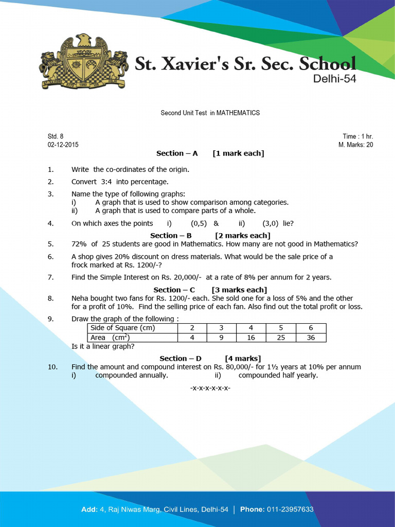 8 Maths | PDF
