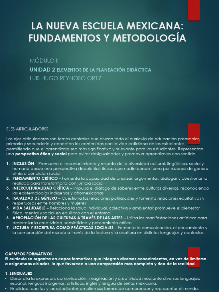 Elementos Clave de la Planeación Didáctica | PDF | Enseñando | Evaluación
