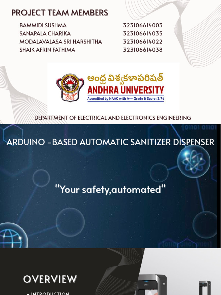 Arduino Touchless Sanitizer Dispenser | PDF | Arduino | Servomechanism