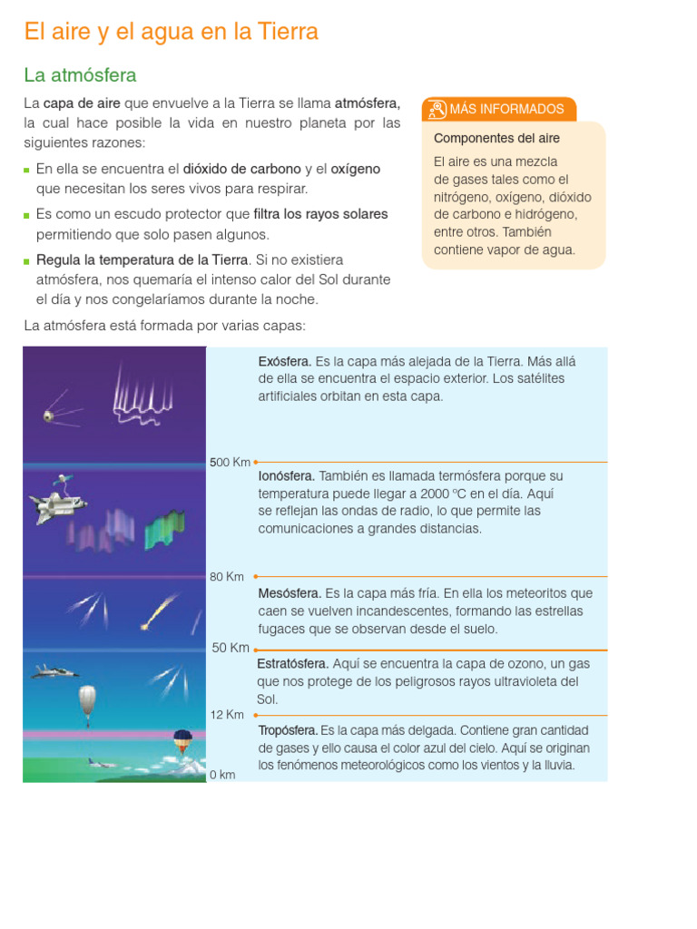 El Aire y El Agua en La Tierra | PDF | Agua | Tierra