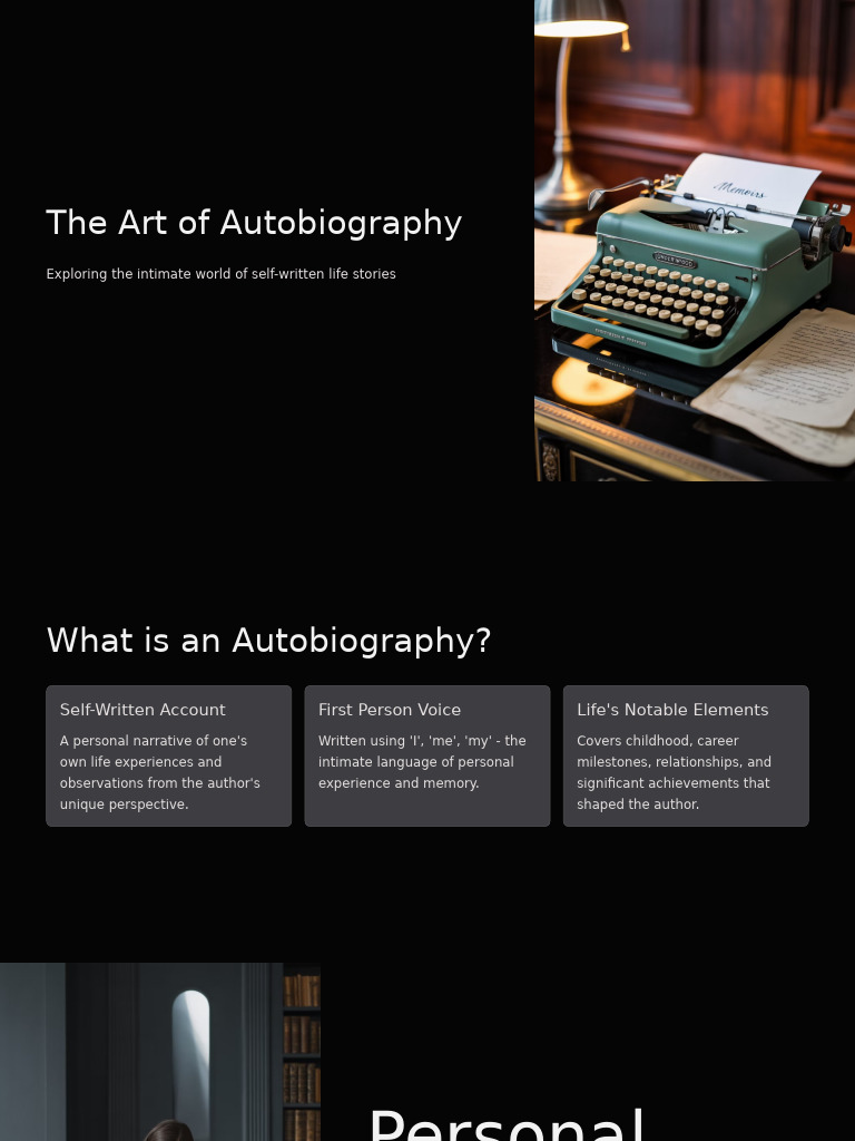 Understanding Autobiography Techniques | PDF | Narrative | Autobiographies
