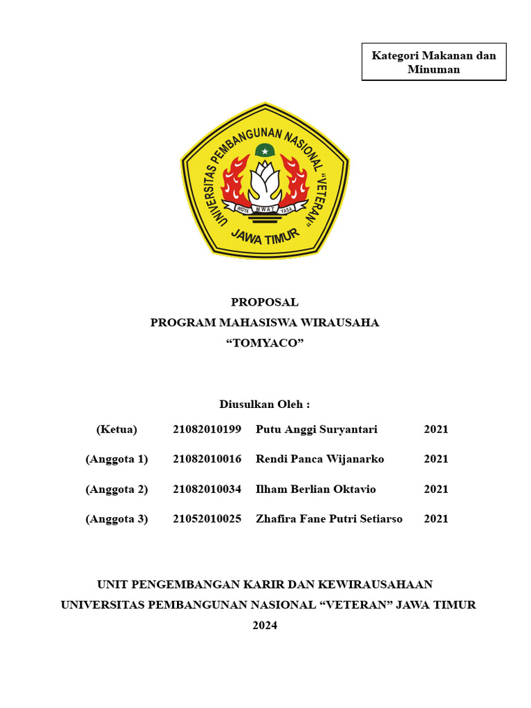 Contoh Proposal Pmw Pdf