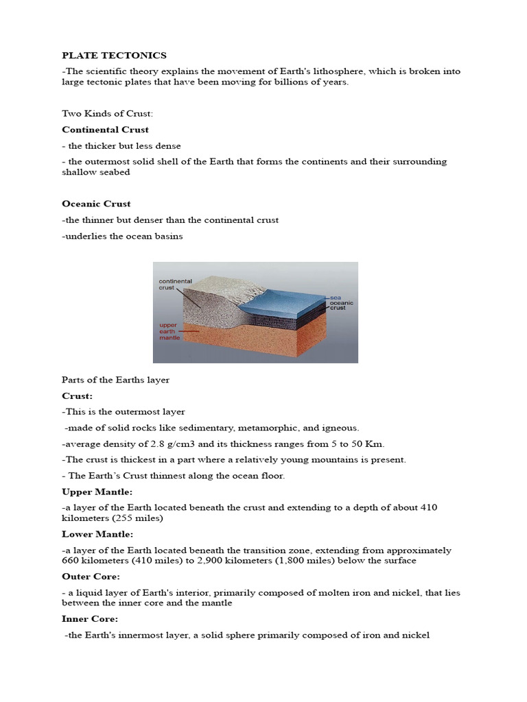 Understanding Plate Tectonics and Earthquakes | PDF | Plate Tectonics ...