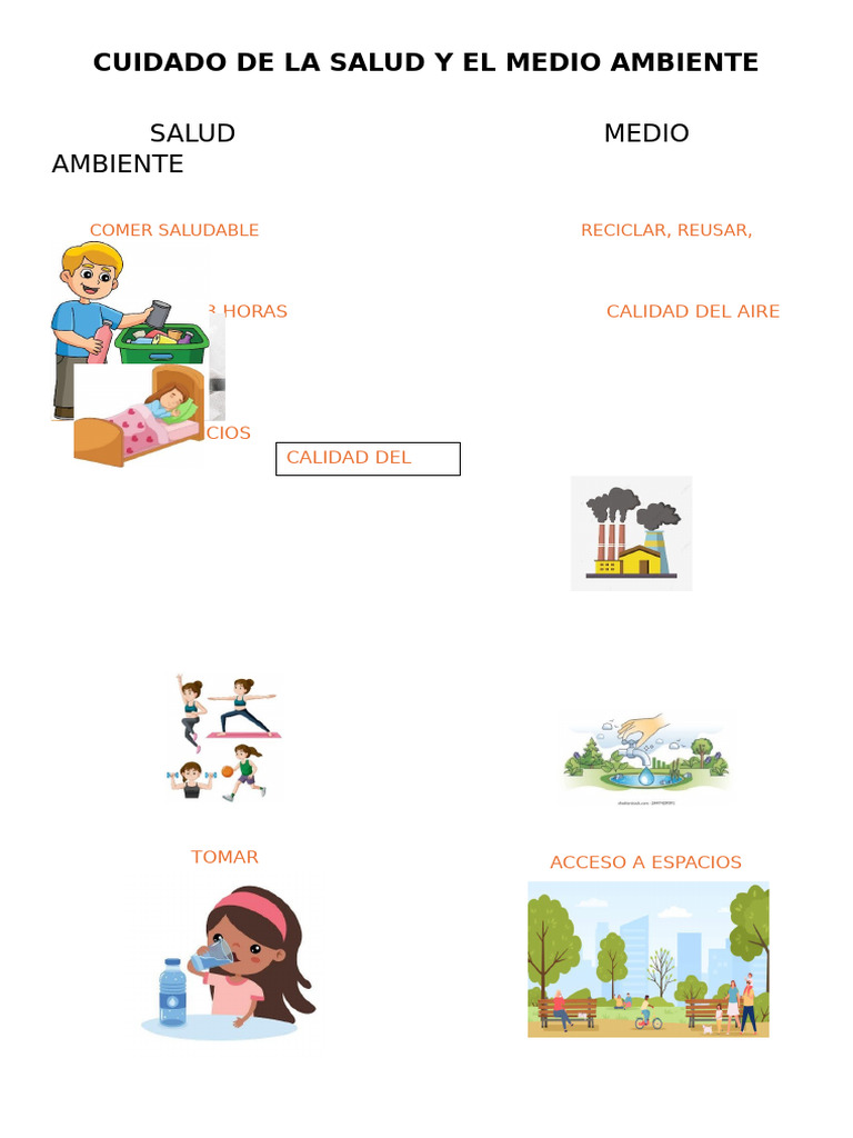 Cuidado de La Salud y El Medio Ambiente | PDF