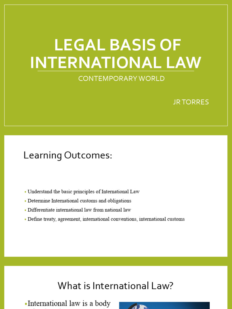 International Law | PDF | Treaty | International Law