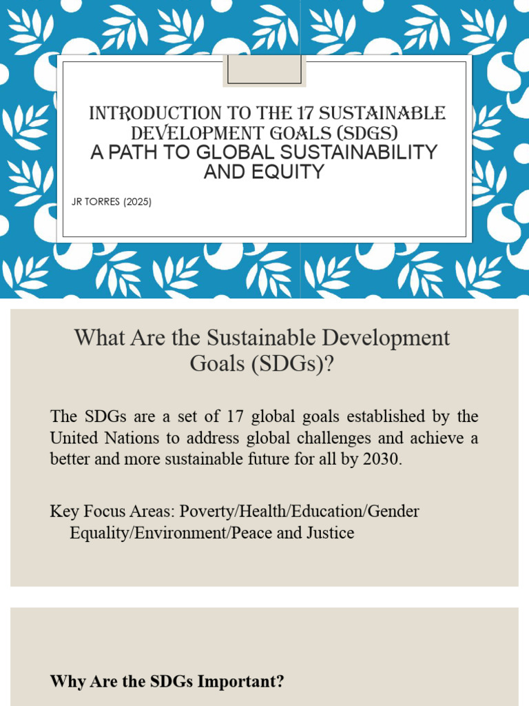 Understanding the 17 Sustainable Development Goals | PDF | Economic ...