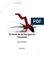 El Precio de Las Energías en Venezuela