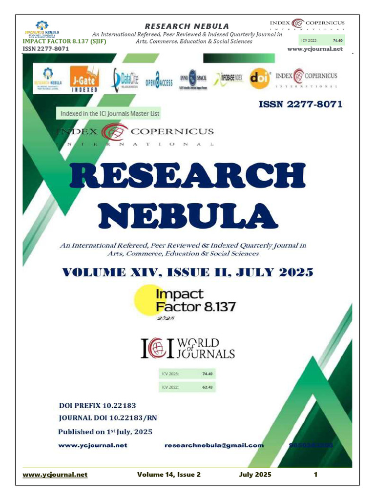 Research Nebula Journal Volume 14, Issue 2 | PDF | Academic Publishing ...