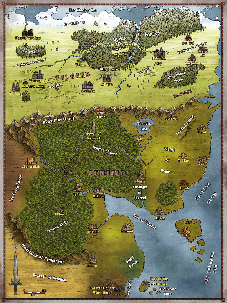 Lemuria Map | PDF