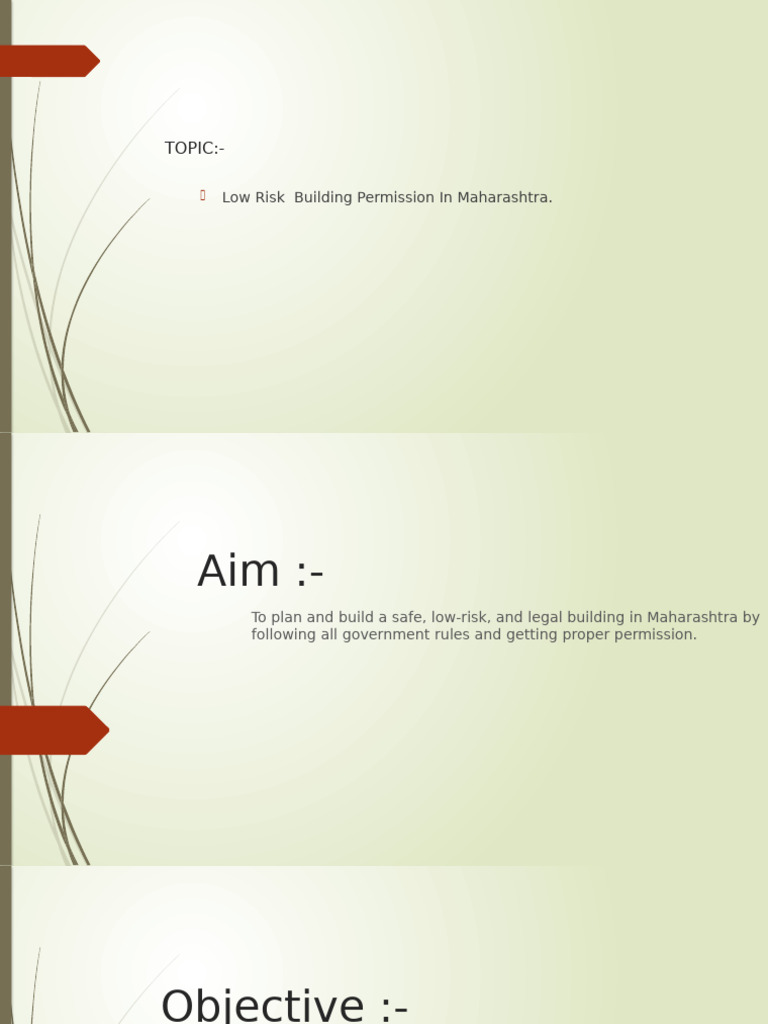 Low Risk in Building | PDF