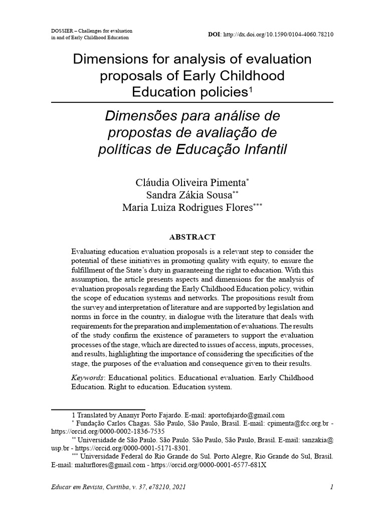 Dimensions For Analysis of Evaluation PR | PDF | Evaluation | Policy