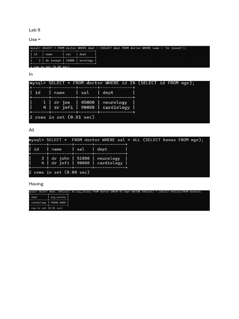 Lab 9 | PDF