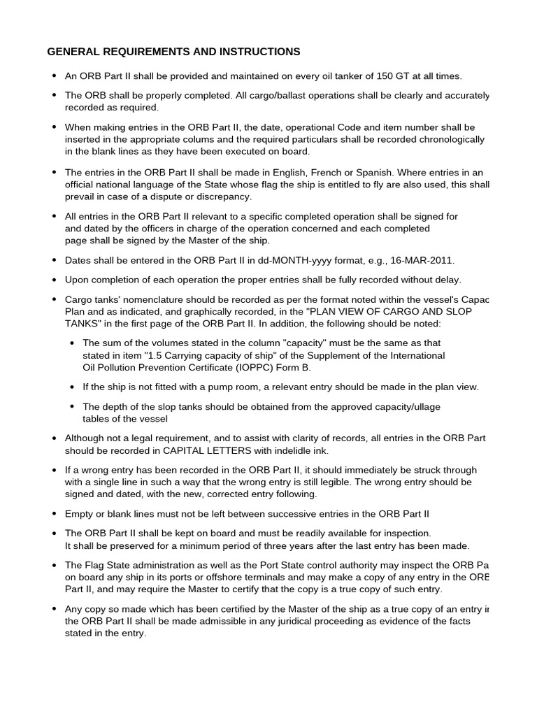 Orb Part II Update 24 01 2020 | PDF | Fuel Oil | Oil Tanker