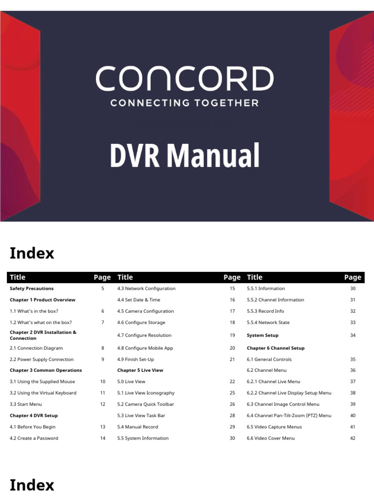 Comprehensive DVR Setup Manual | PDF | Bit Rate | Thermography