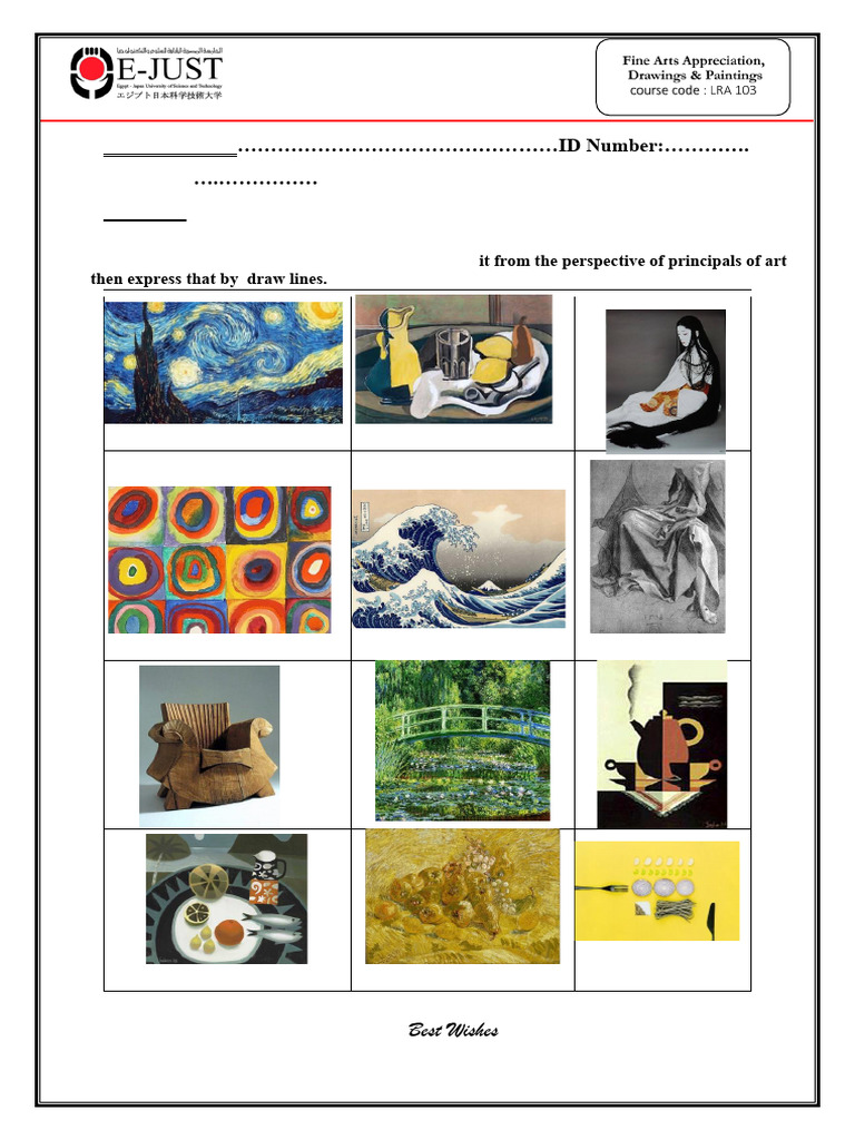 Art Analysis Assignment Guidelines | PDF