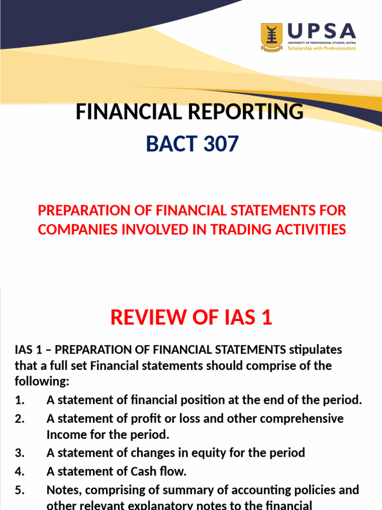 Financial Statements Preparation Guide | PDF | Balance Sheet | Equity ...
