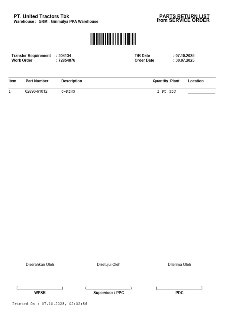 Return - 72854876 | PDF