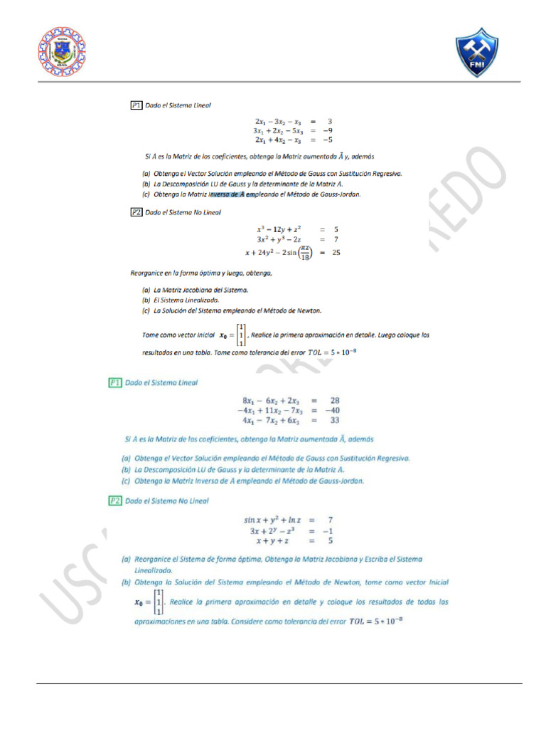 Métodos Numéricos en MAT 1105 | PDF